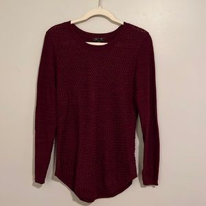 LETY & ME Burgundy Sweater